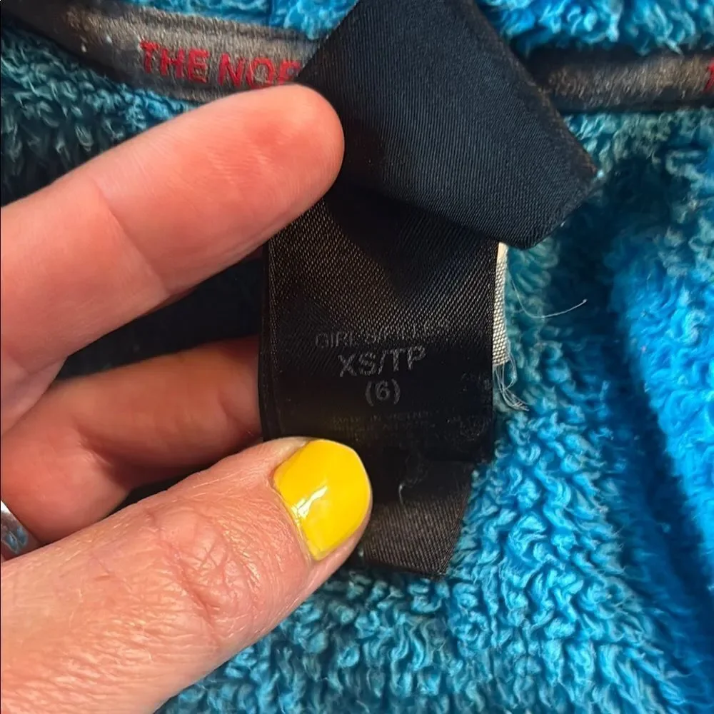 Kids The North Face Blue Fleece Hoodie